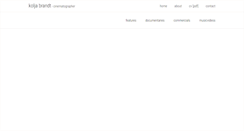 Desktop Screenshot of koljabrandt.com