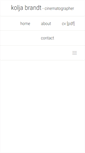 Mobile Screenshot of koljabrandt.com